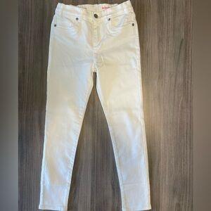 Crewcuts White Skinny Jeans Girls Size 10 Stretch Pants Washed Once EUC